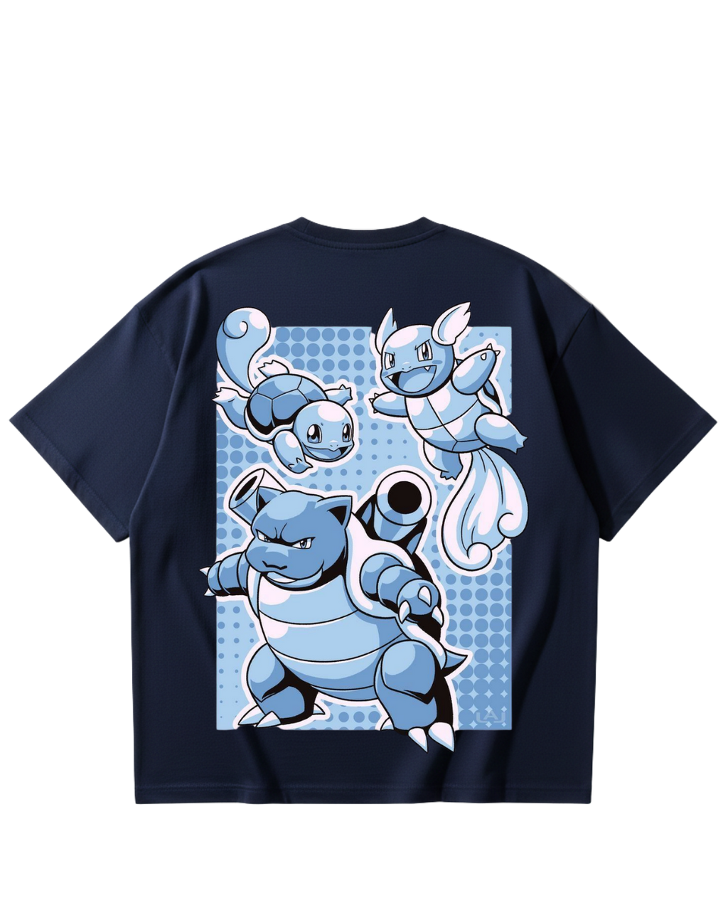 Blastoise Blue Oversized Tee