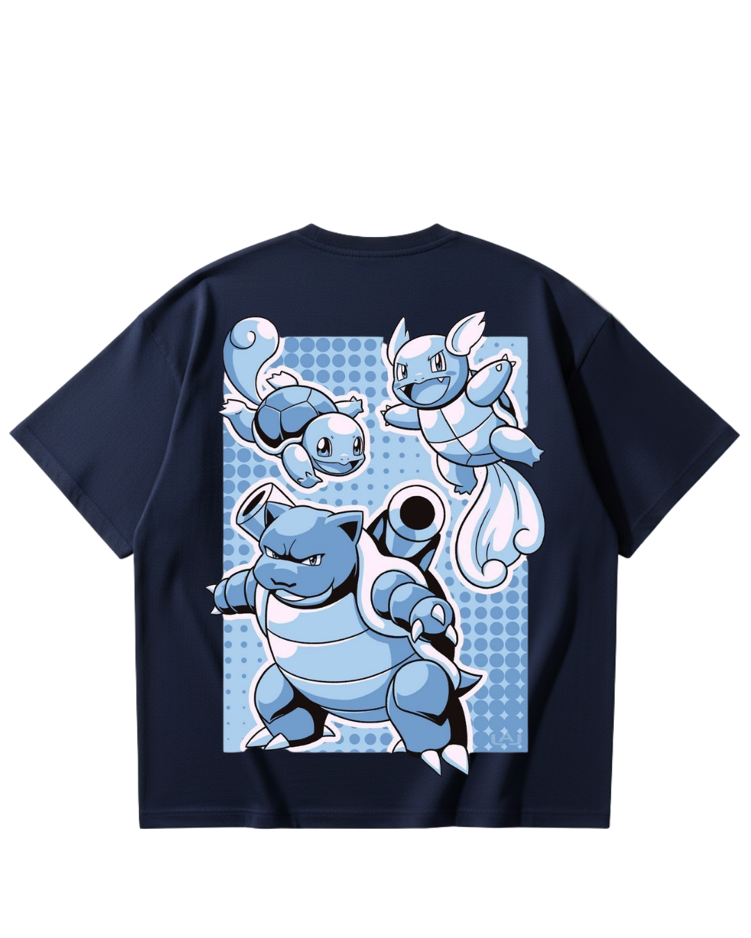 Blastoise Blue Oversized Tee