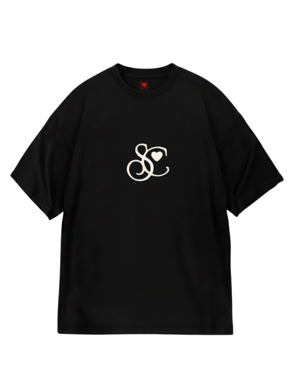 Sabrina Taste Black Oversized Tee
