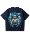 Demon Slayer Inosuke Blue Oversized Tee