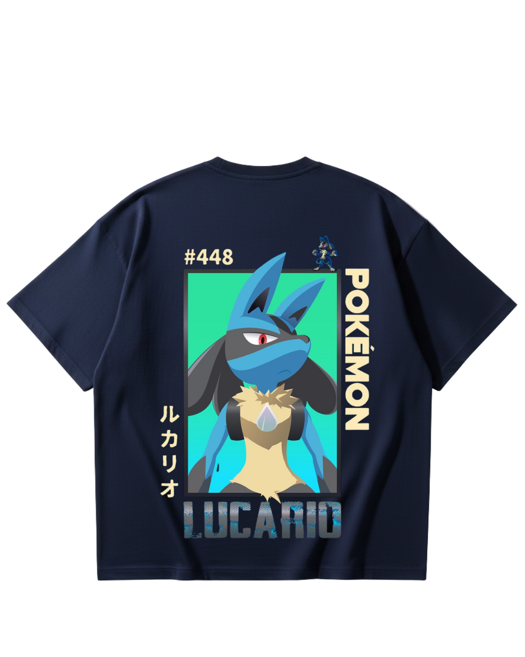 Lucario Blue Oversized Tee