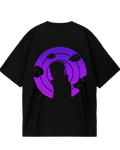 Pain Black Purple Oversized Tee