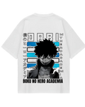 My Hero Academia Dabi White Oversized Tee