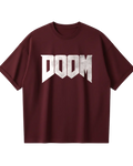 Dr Doom Maroon Oversized Tee