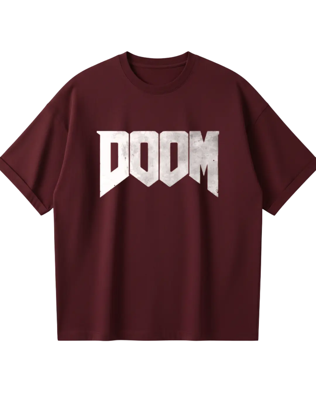 Dr Doom Maroon Oversized Tee