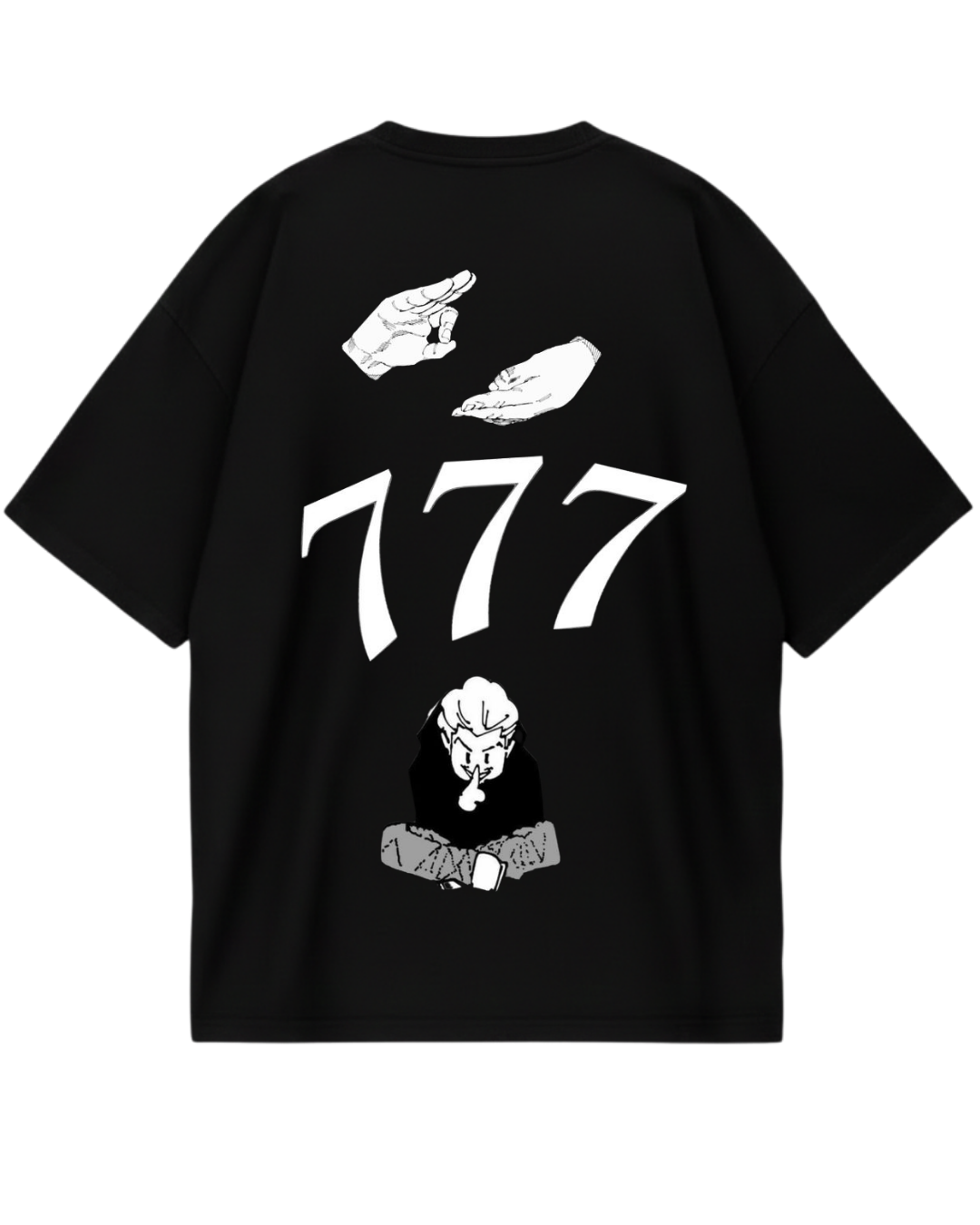 Hakari Black Oversized Tee