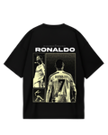 Cristiano Ronaldo Real Black Oversized Tee