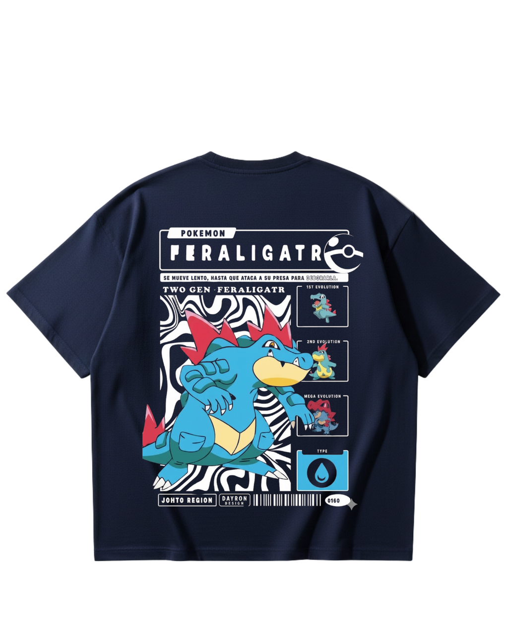 Feraligatr Oversized Tee