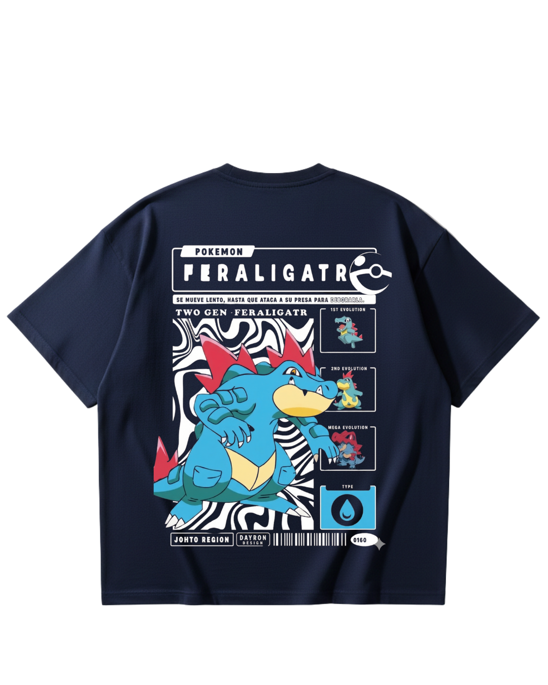 Feraligatr Oversized Tee