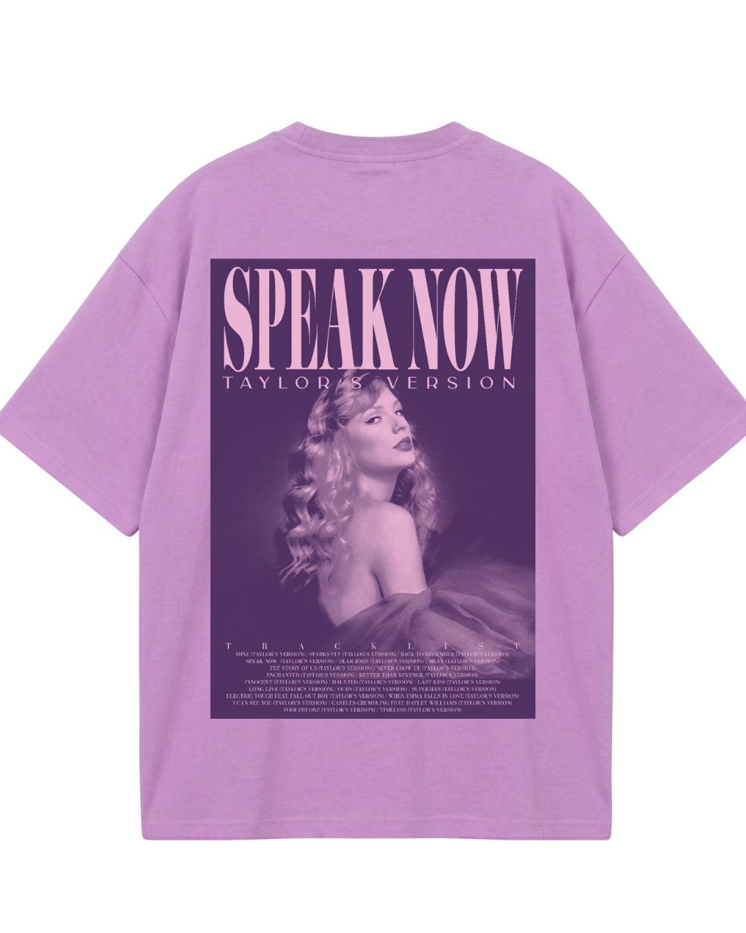 Taylor Swift SpeakNow Purple Oversized Tee