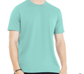 Plain Mint Green Half Sleeves Tee