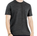 Plain Charcoal Grey Half Sleeves Tee
