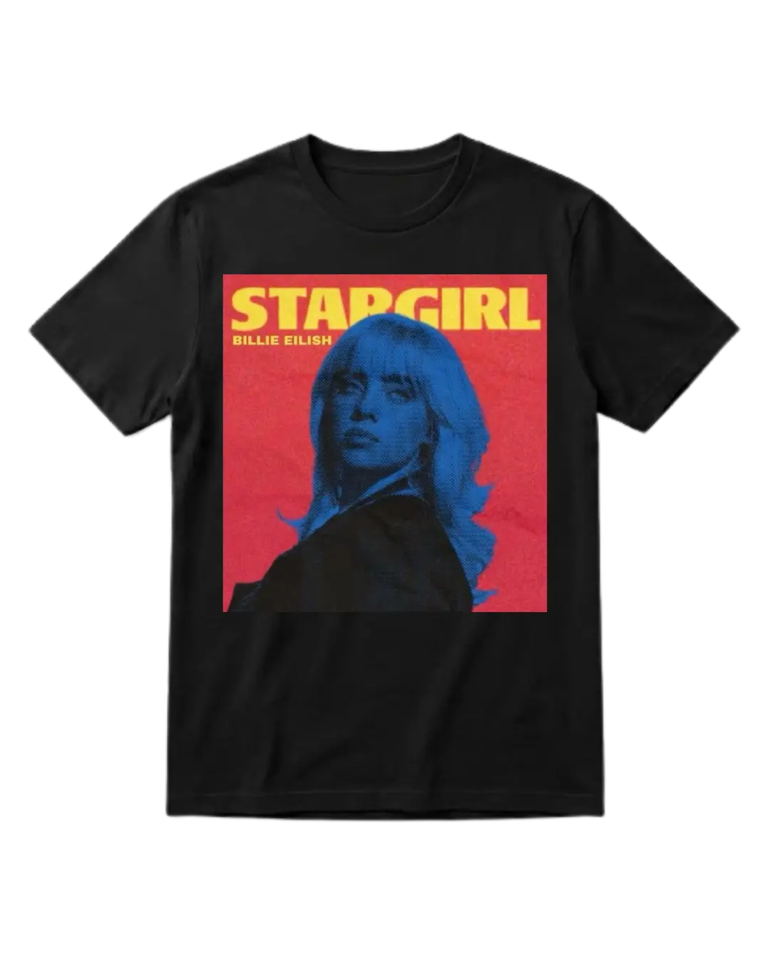 Billie Eilish Stargirl Black Half Sleeves