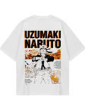 Naruto White Oversized Tee