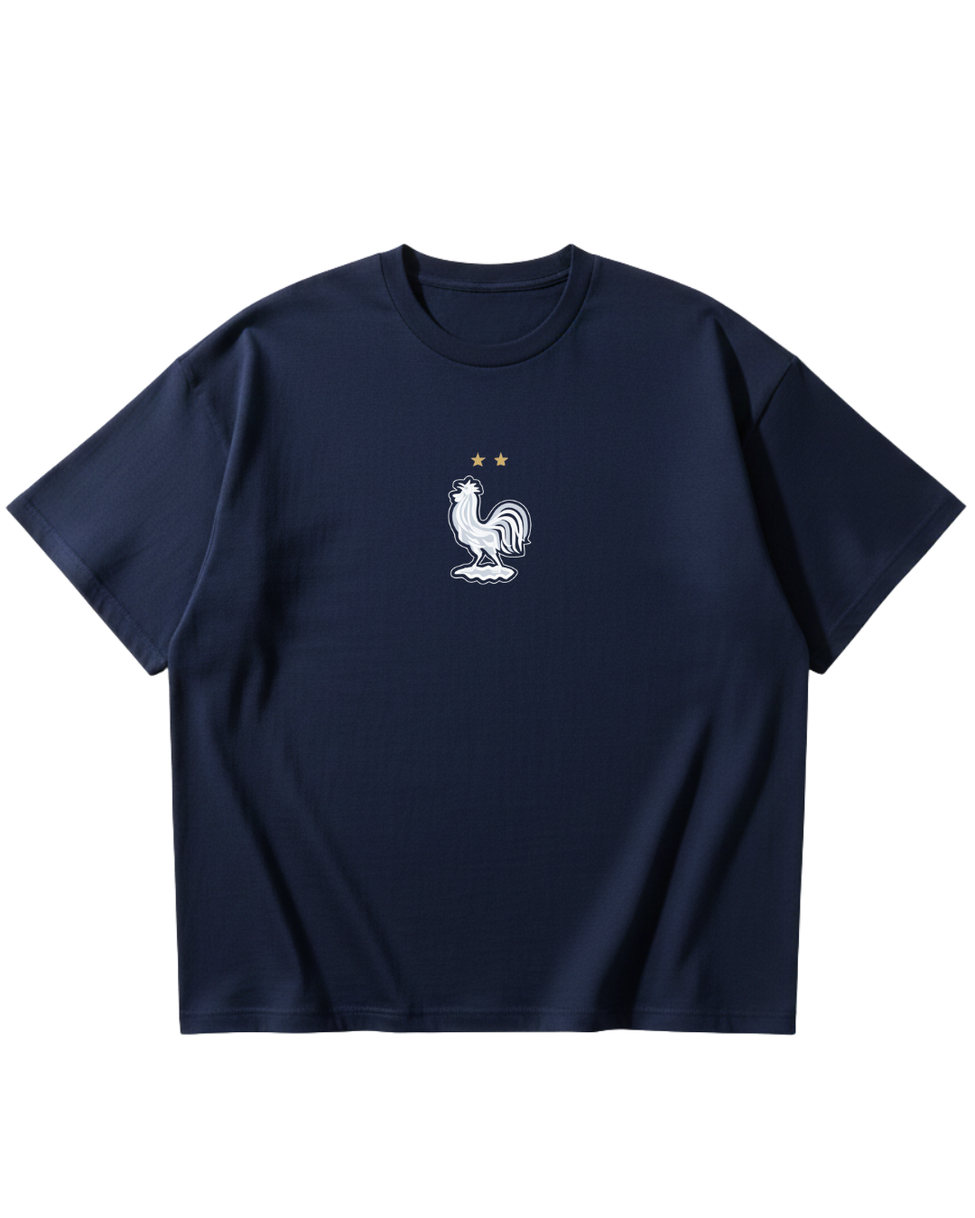 France Dooue Blue Oversized Tee
