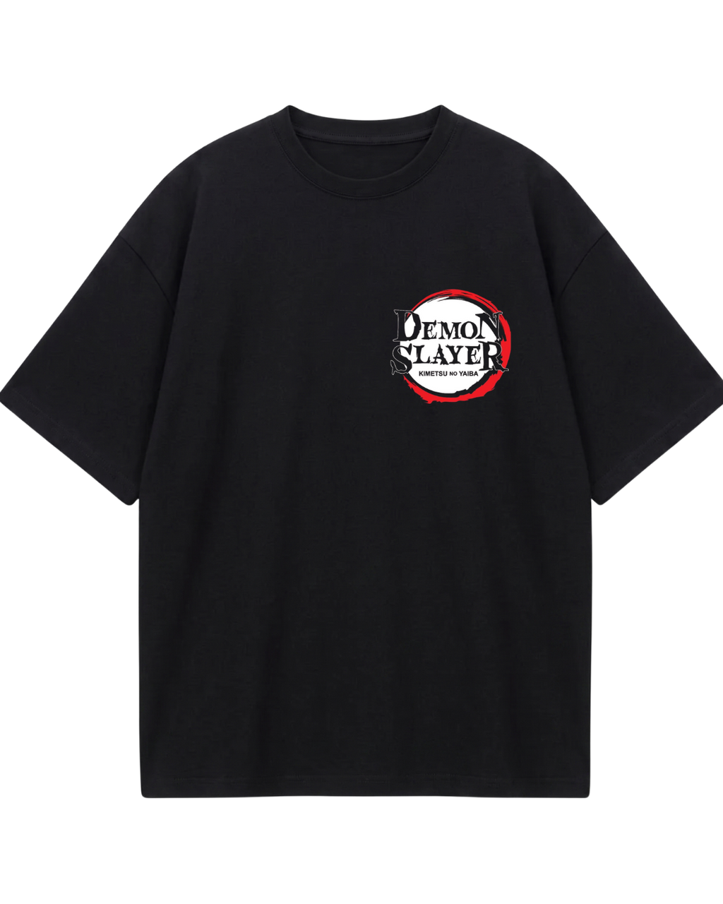 Demon Slayer Rengoku Black Oversized Tee