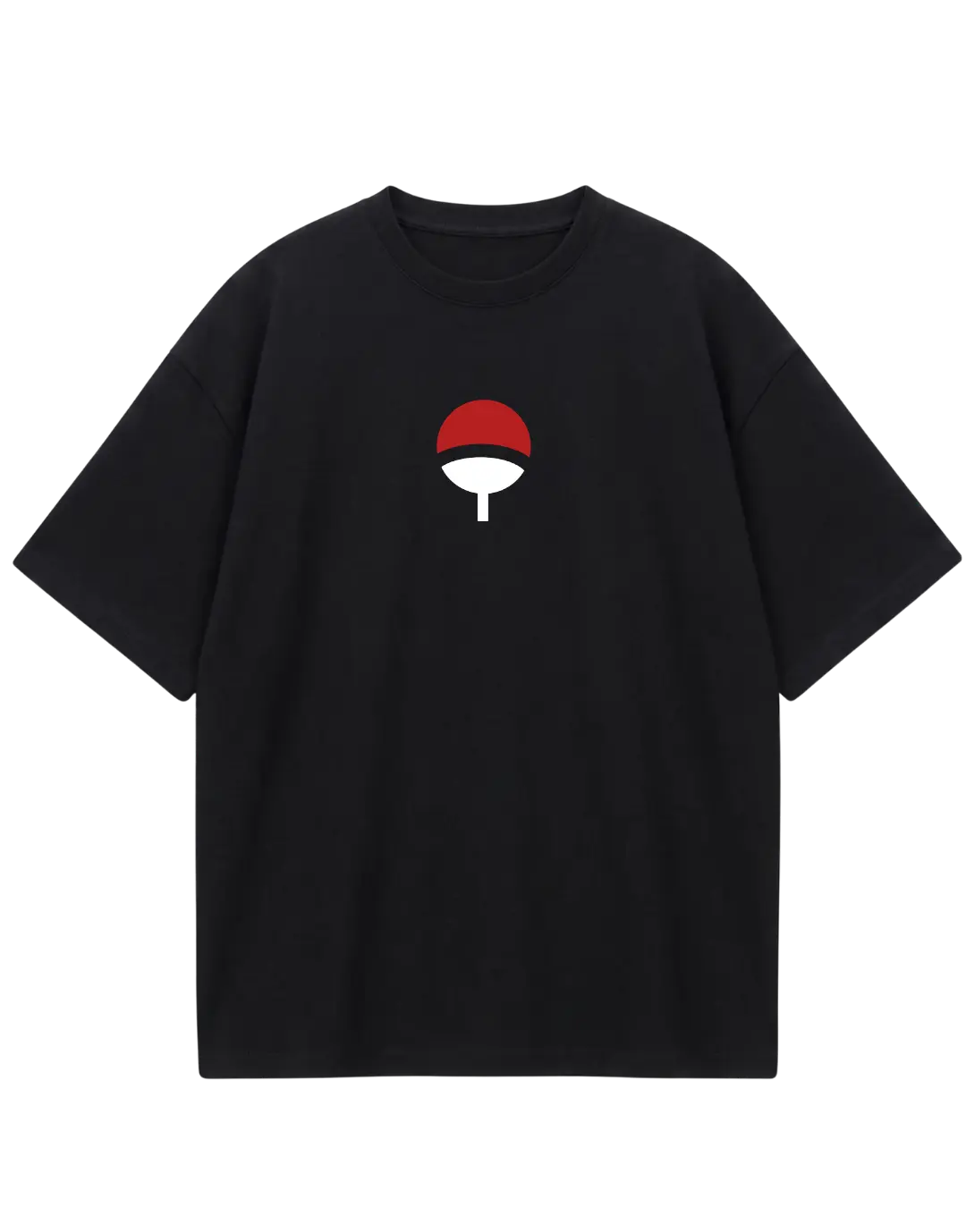 Naruto Itachi Black Design Oversized Tee