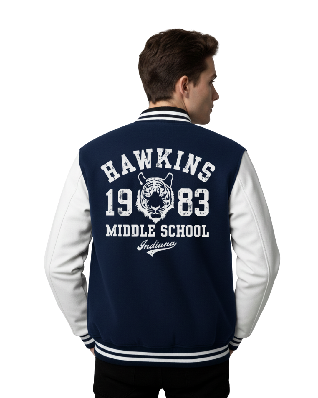 Stranger Things Blue Varsity Jacket