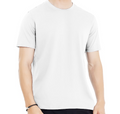 Plain White Half Sleeves Tee