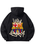 Barcelona Black Poster Hoodie