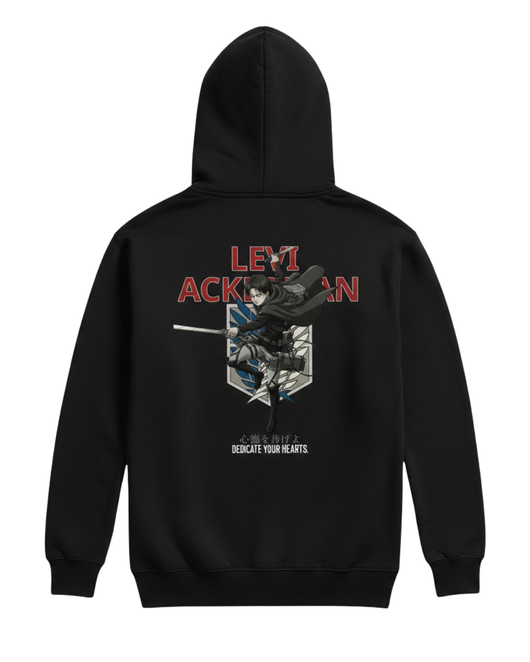 Attack On Titan Levi Black Hoodie