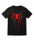 Spider Man Black Logo Half Sleeves