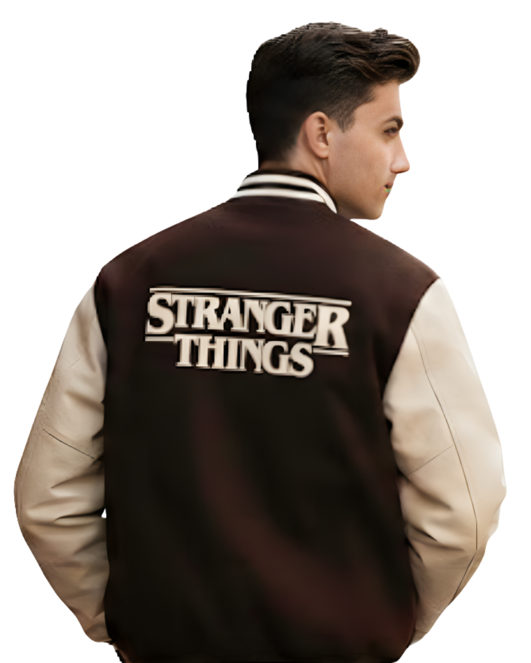 Stranger Things Brown Varsity Jacket