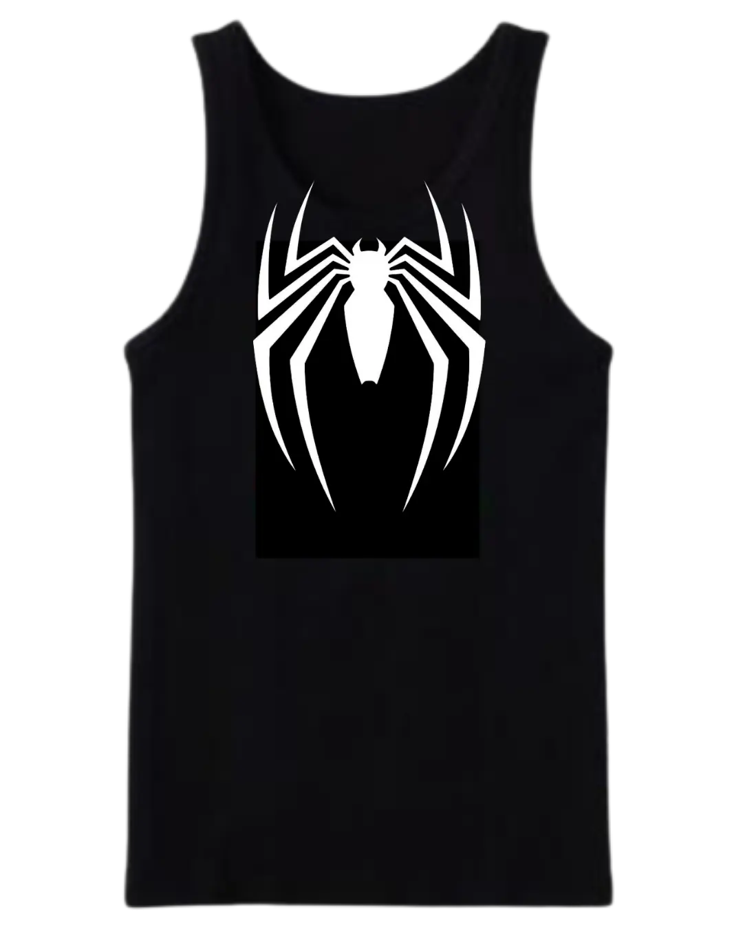 Spider Man Black White Logo Sandos & TankTop
