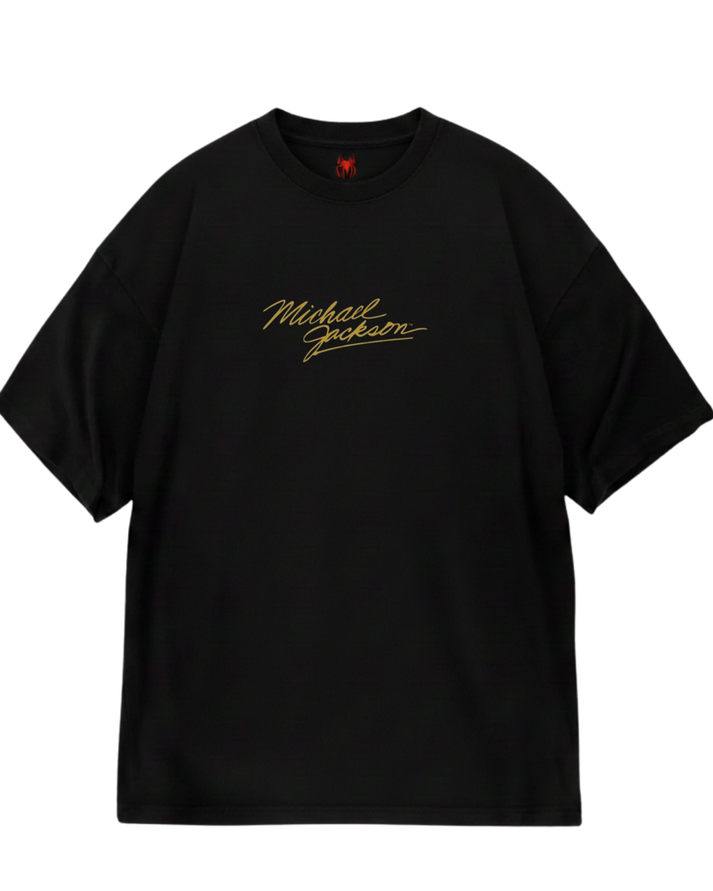 Michael Jackson Golden Black Oversized Tee