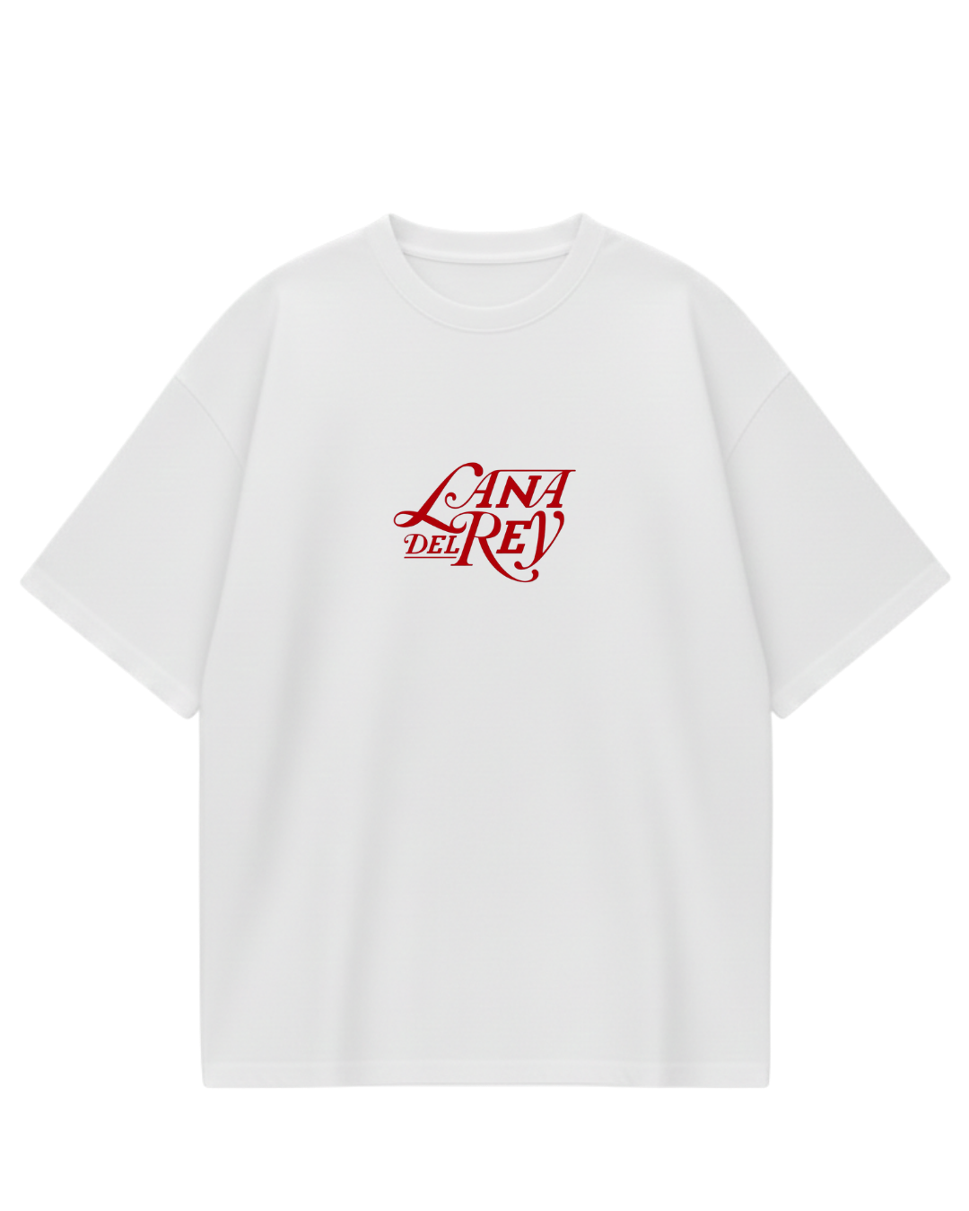 Lana Del Rey White Eras Oversized Tee