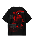 Spider Man Black Poster Oversized Tee