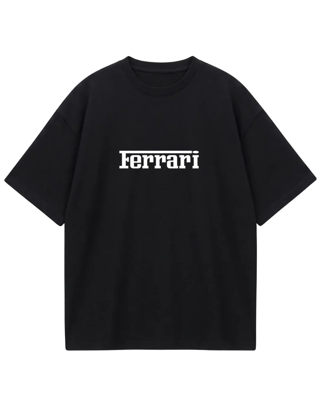 Ferrari Black Oversized Tee