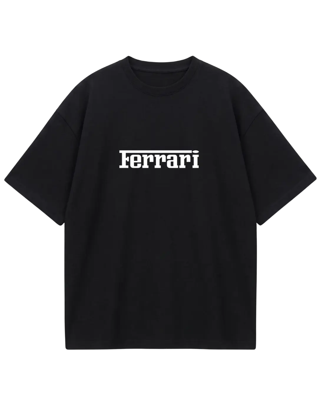 Ferrari Black Oversized Tee