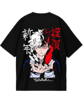 My Hero Academia Todoroki Black Oversized Tee