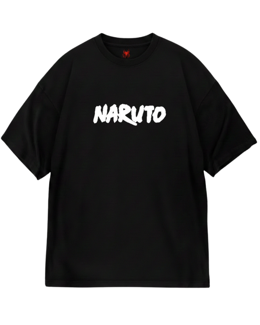 Naruto Black White Oversized Tee