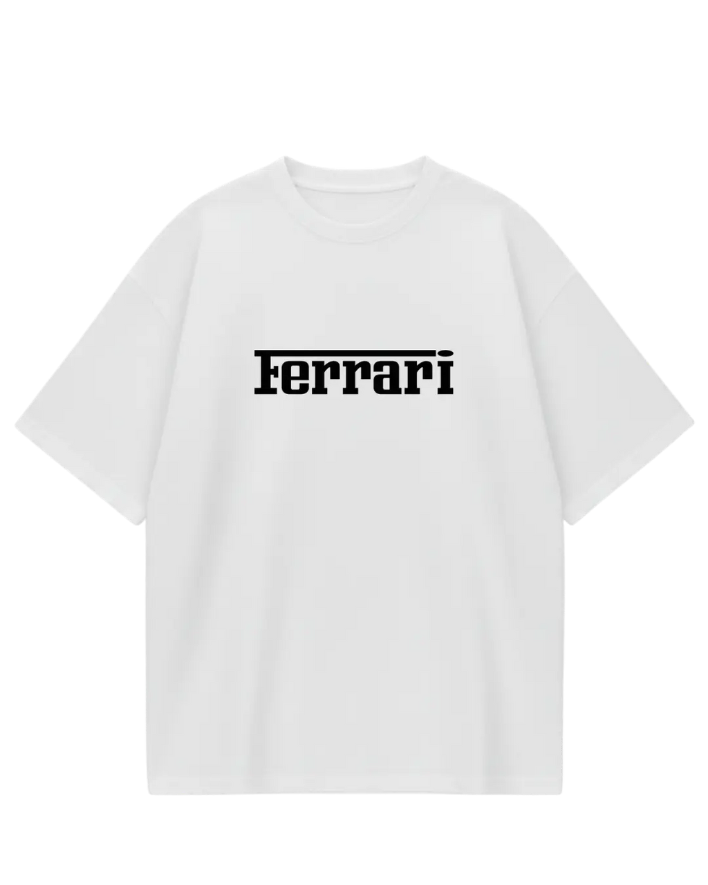 Ferrari White Oversized Tee