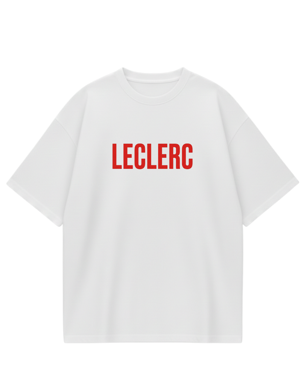 Charles Leclerc White Oversized Tee