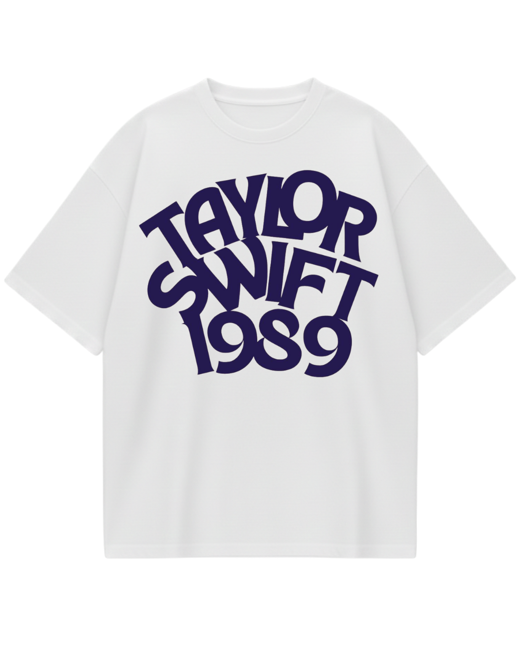 Taylor Swift 1989 Ts White Oversized Tee