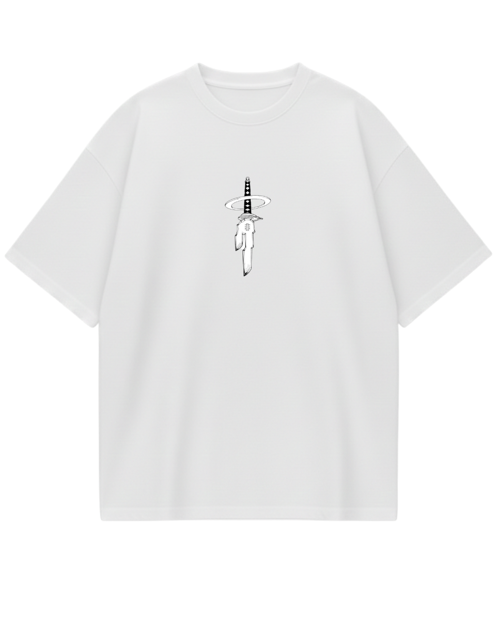Toji Behind White Oversized Tee