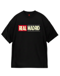 Real Madrid Black Retro Oversized Tee