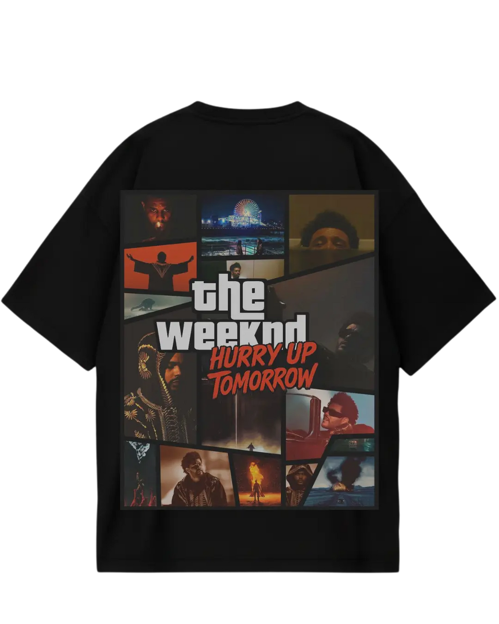 Weekend Black GTA Oversized Tee