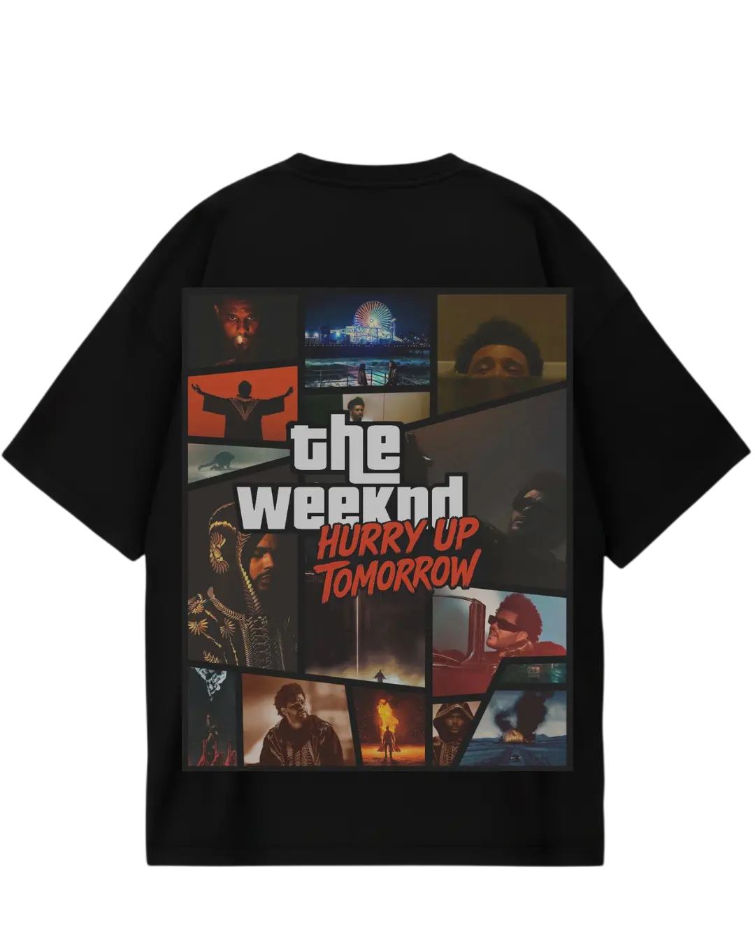 Weekend Black GTA Oversized Tee