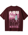 Lana Del Rey Maroon Poster Oversized Tee