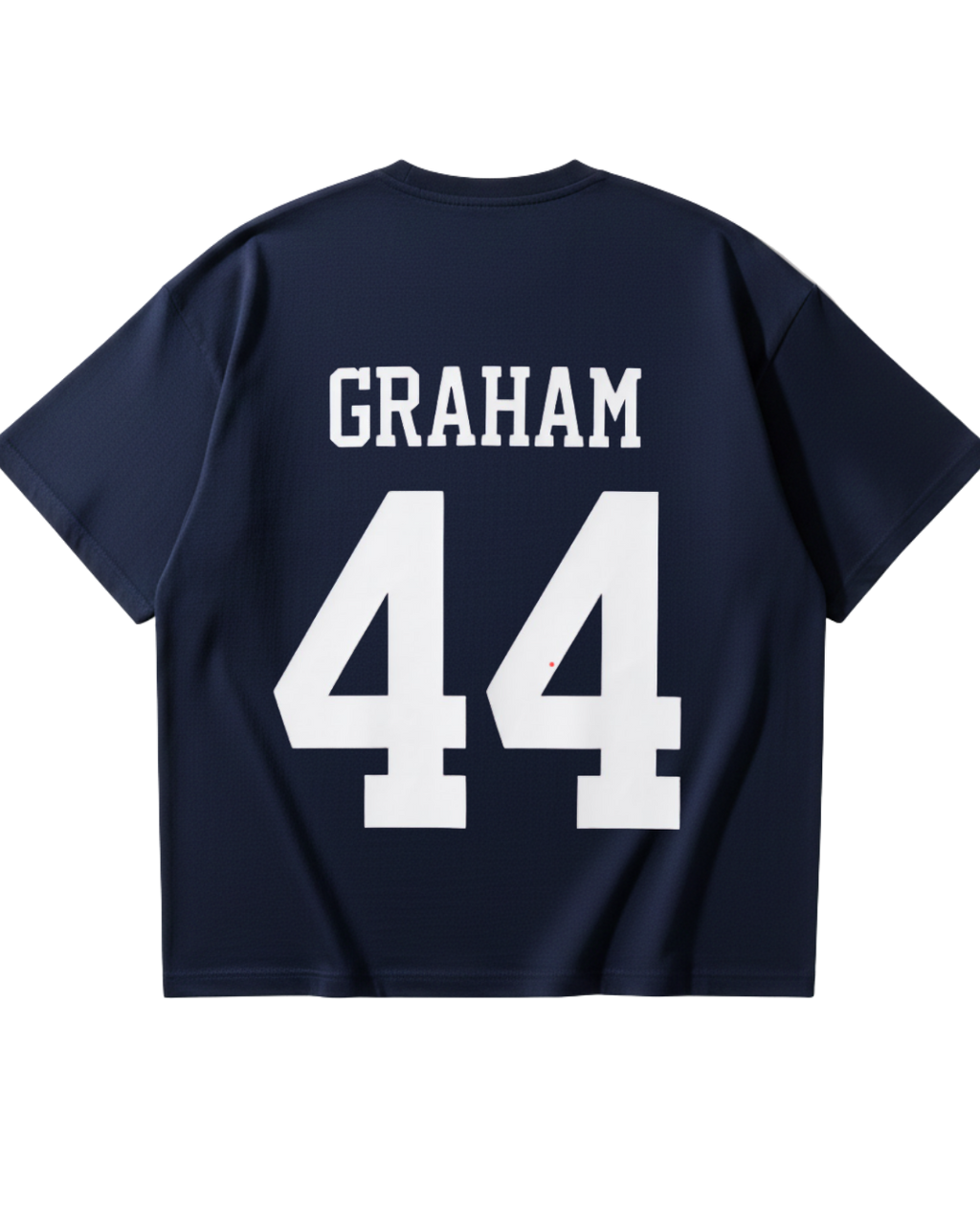 Off Campus Graham Blue Oversized Tee