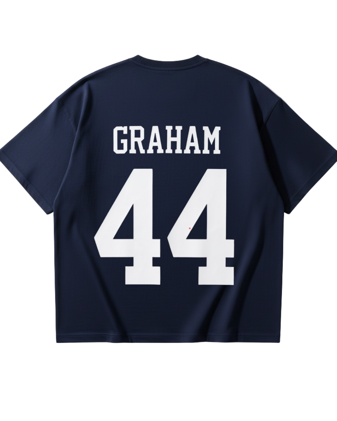 Off Campus Graham Blue Oversized Tee