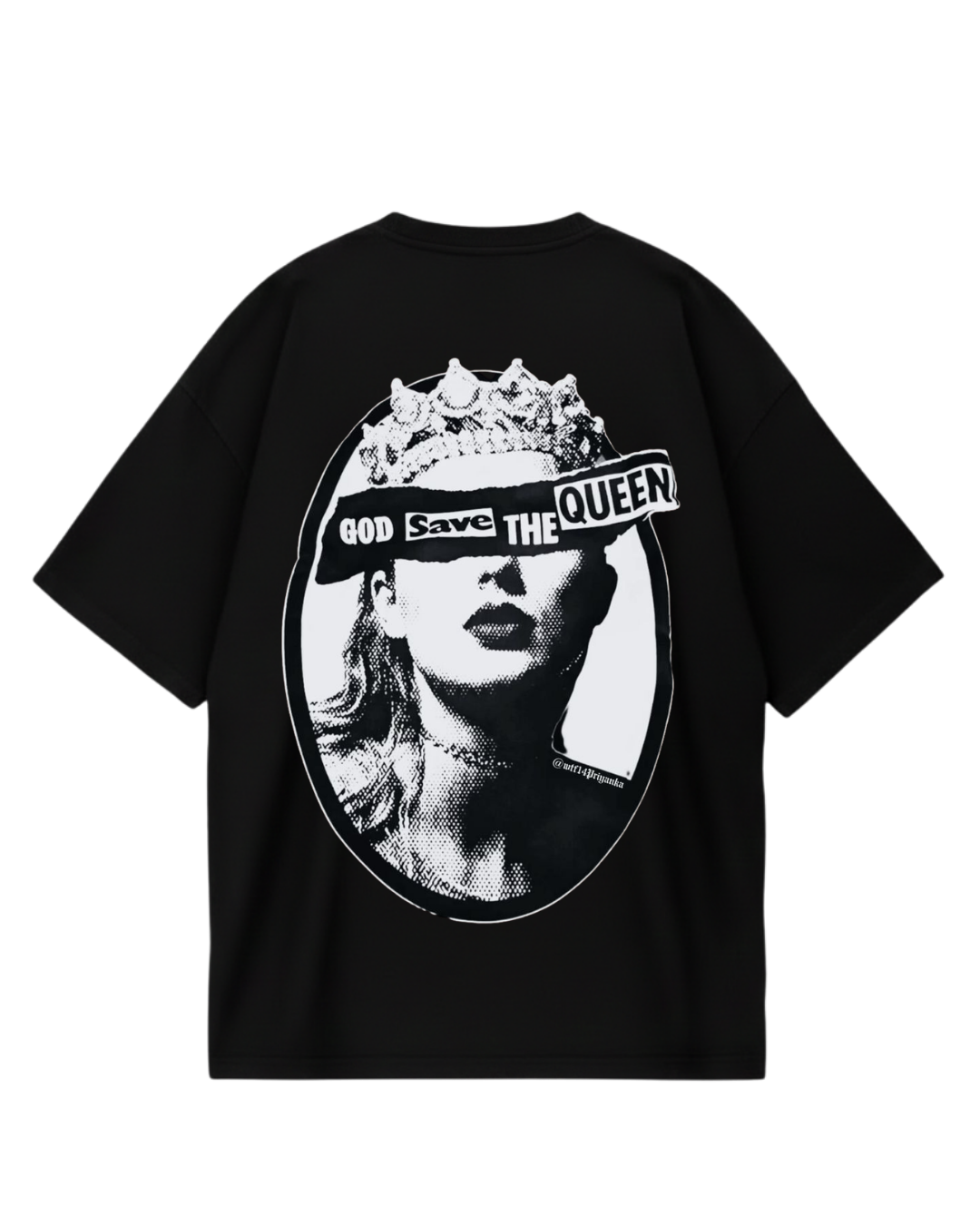 Taylor Swift Rep Queen Oversized Tee