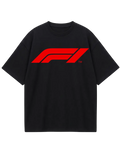 F1 Black Oversized Tee