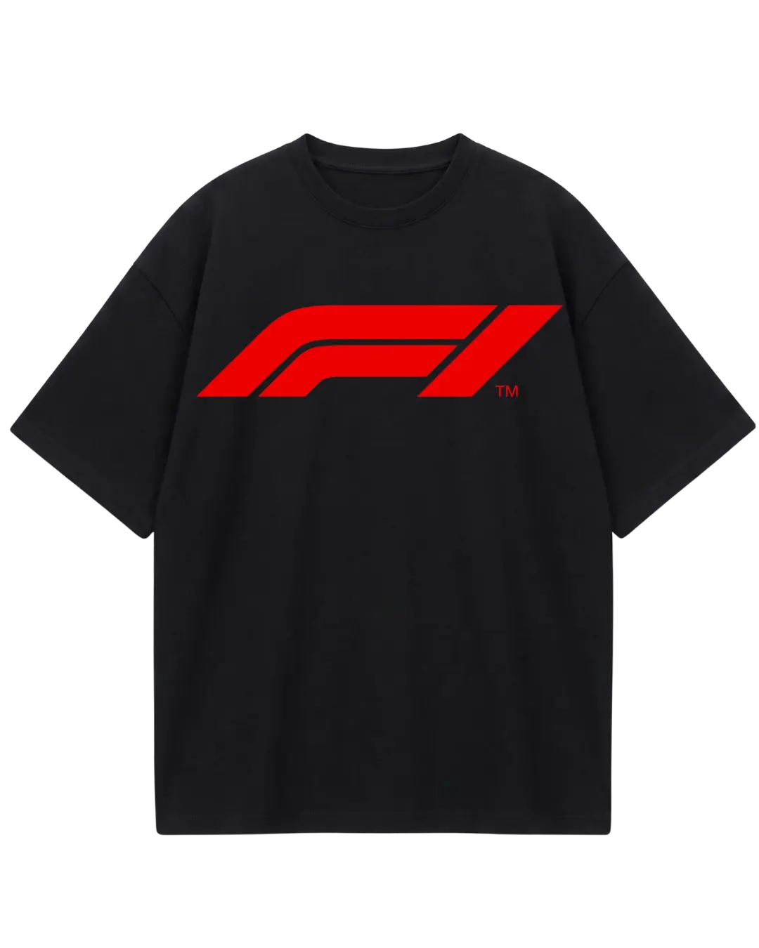 F1 Black Oversized Tee
