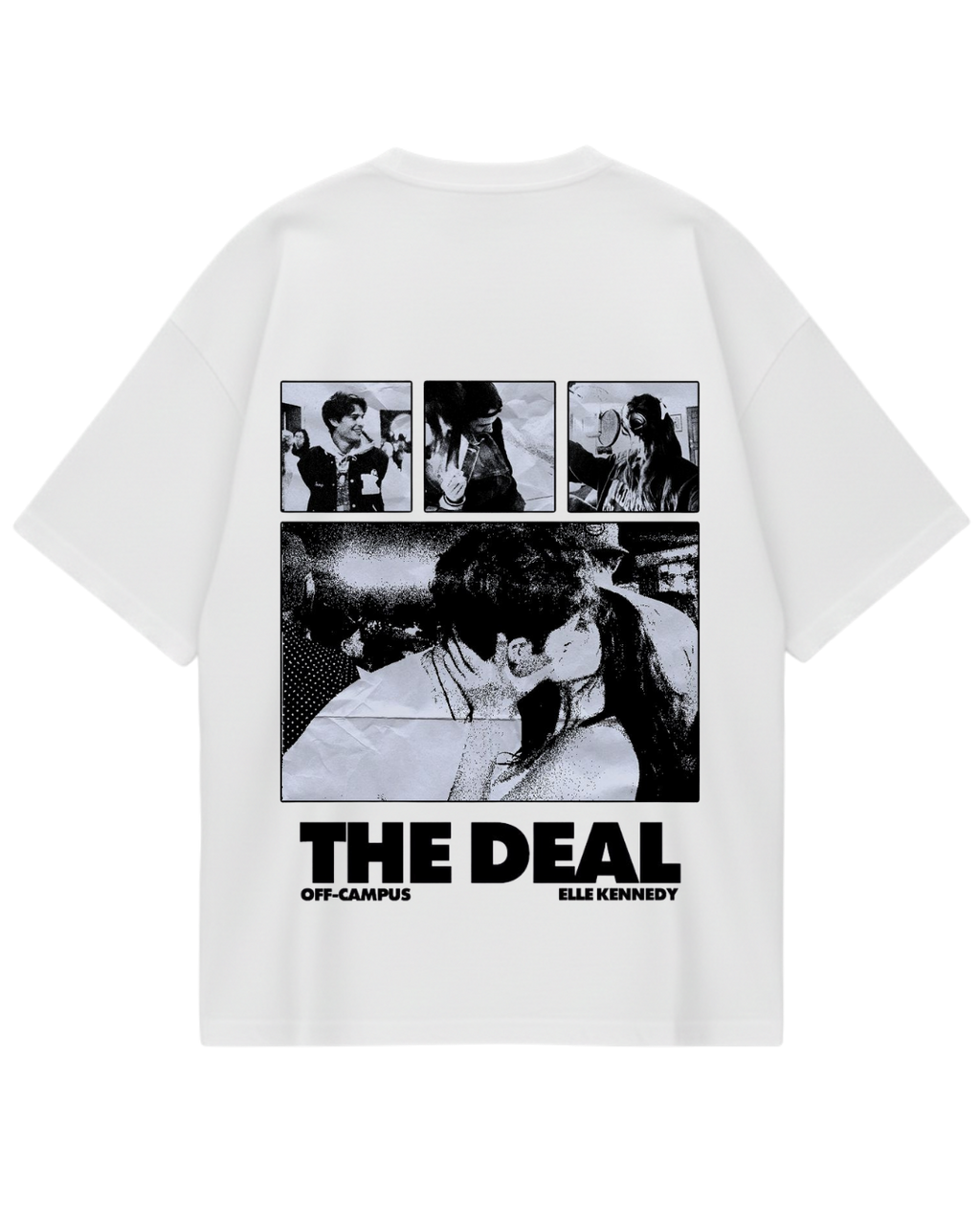 Off Campus The Deal White Oversized Tee