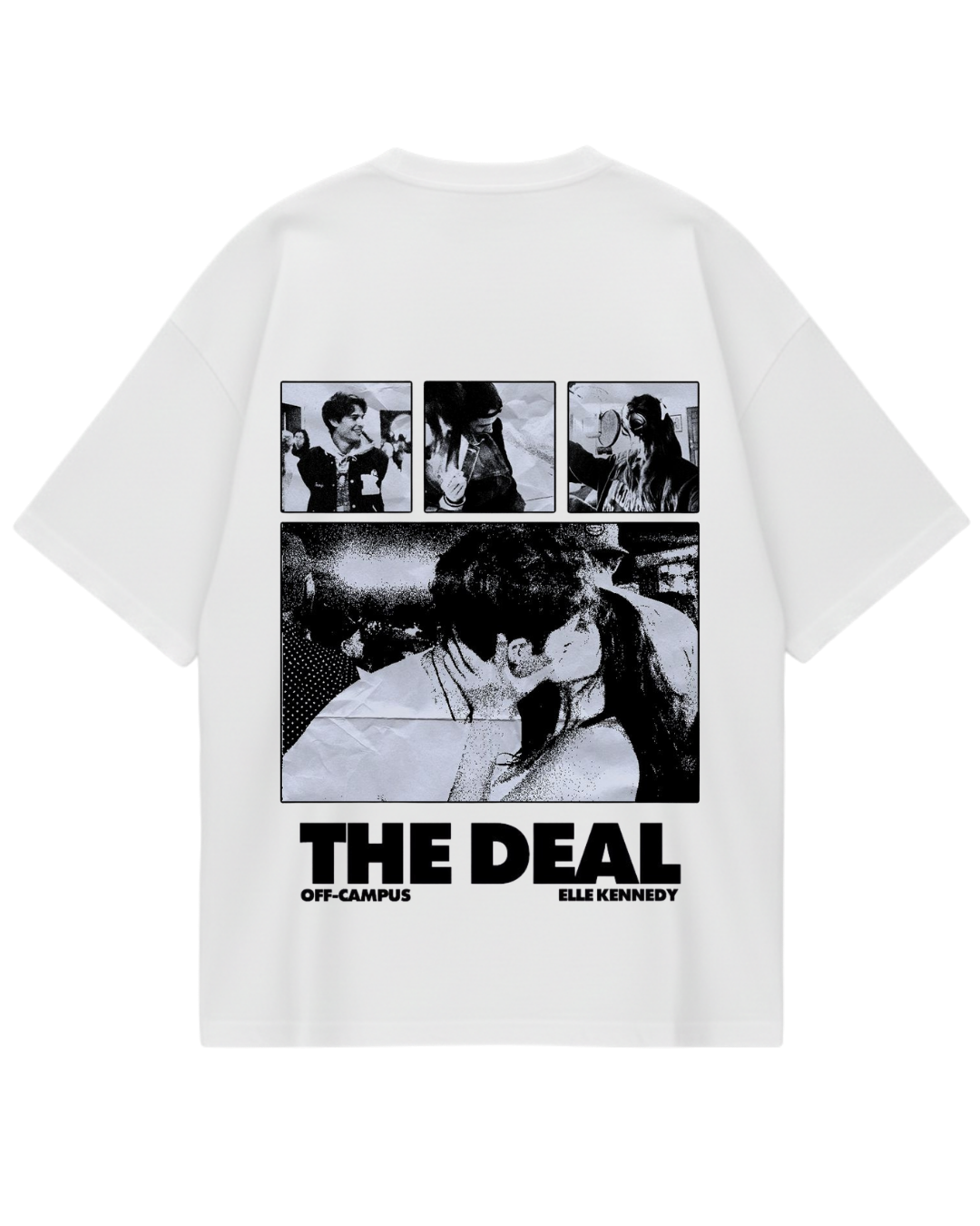 Off Campus The Deal White Oversized Tee